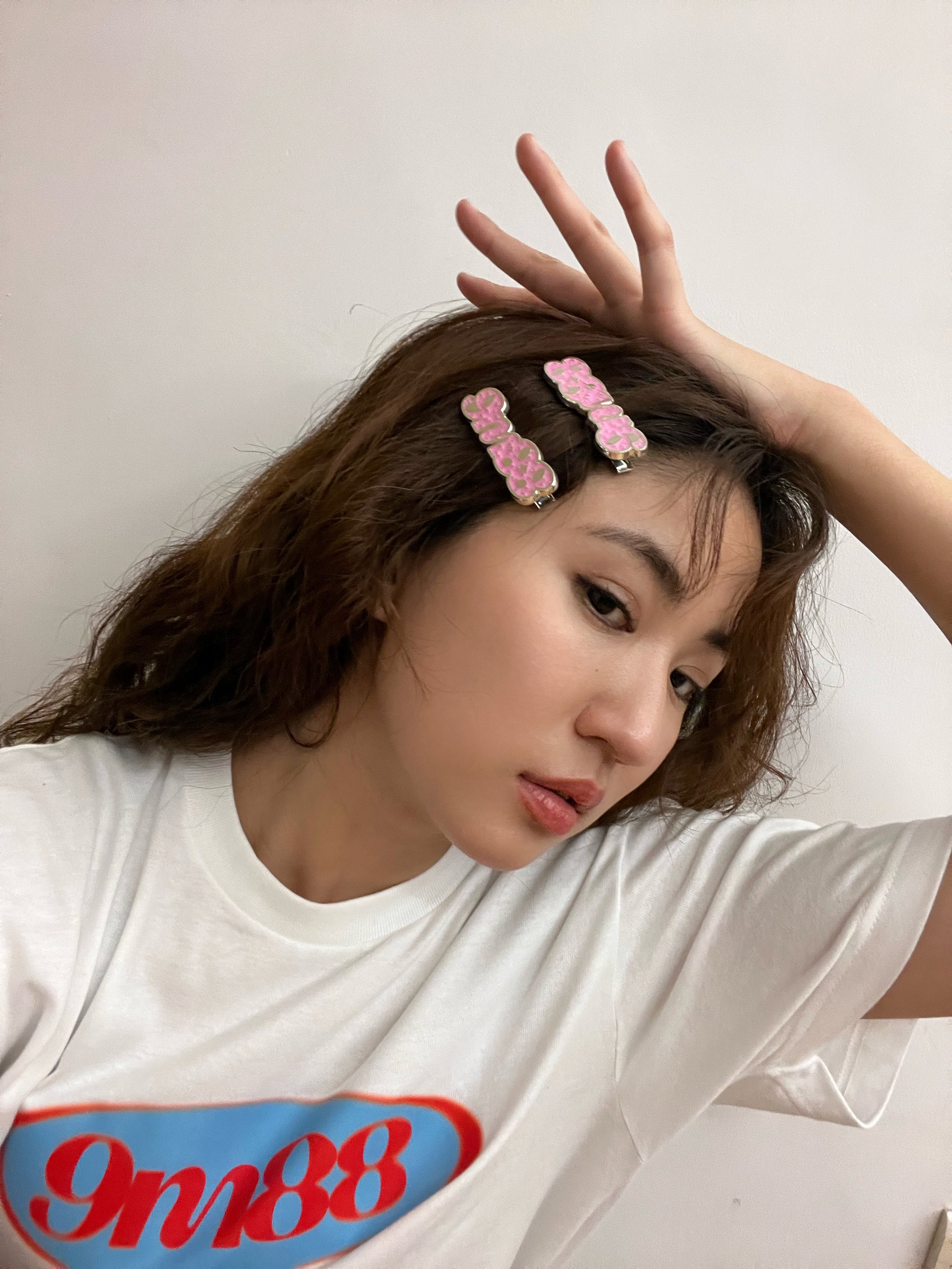 Hair Clips 銀粉髮夾*2