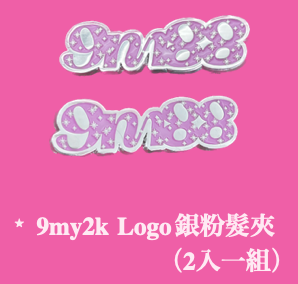 Hair Clips 銀粉髮夾*2